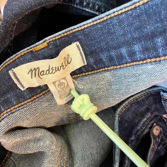 Madewell The Perfect Vintage Jean Women's Size 33 Dark Blue Minimalist Chic - Picture 7 of 12